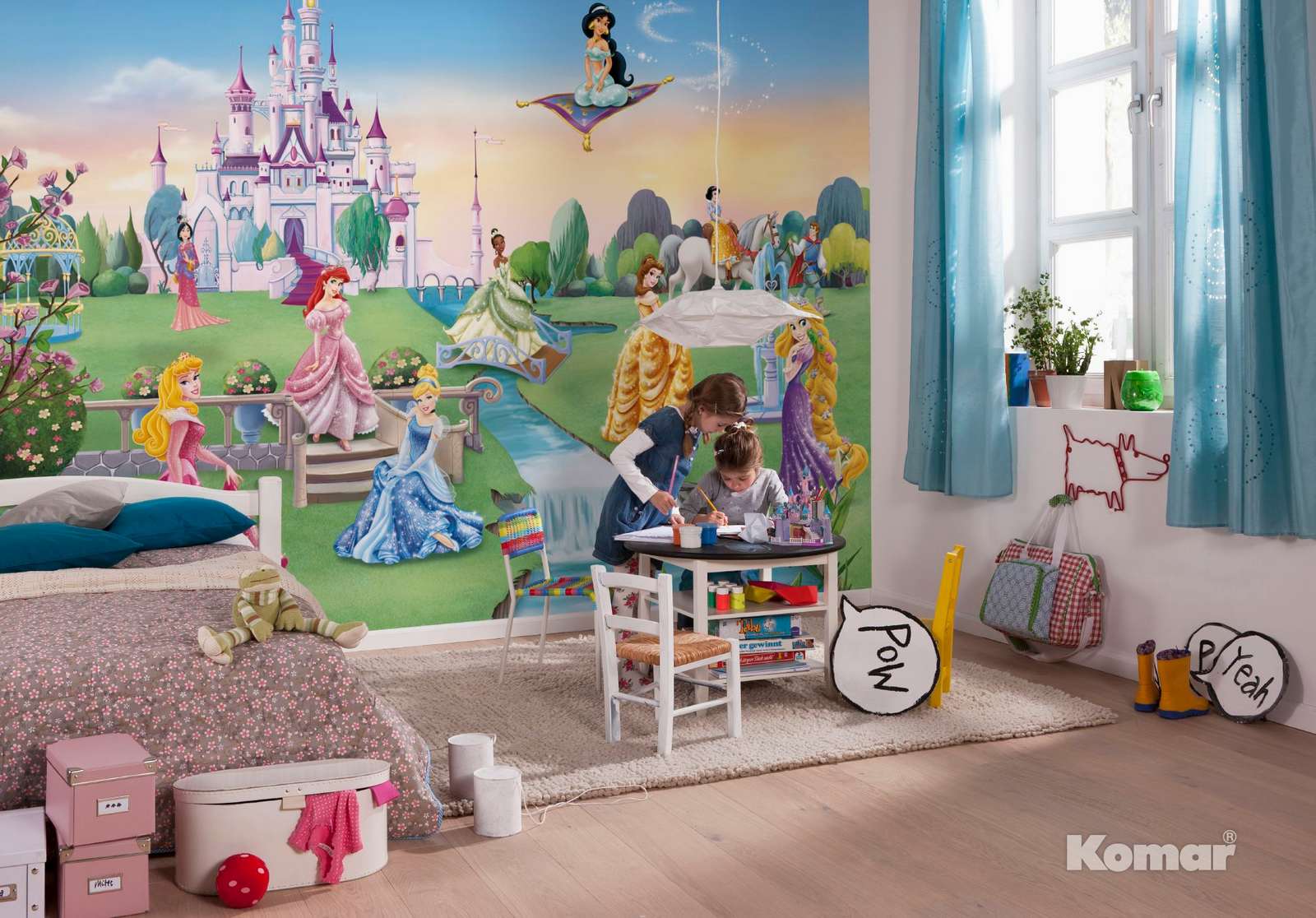 Fototapete Kindertapete PRINCESS CASTLE 368x254 süsse Komar Disney 